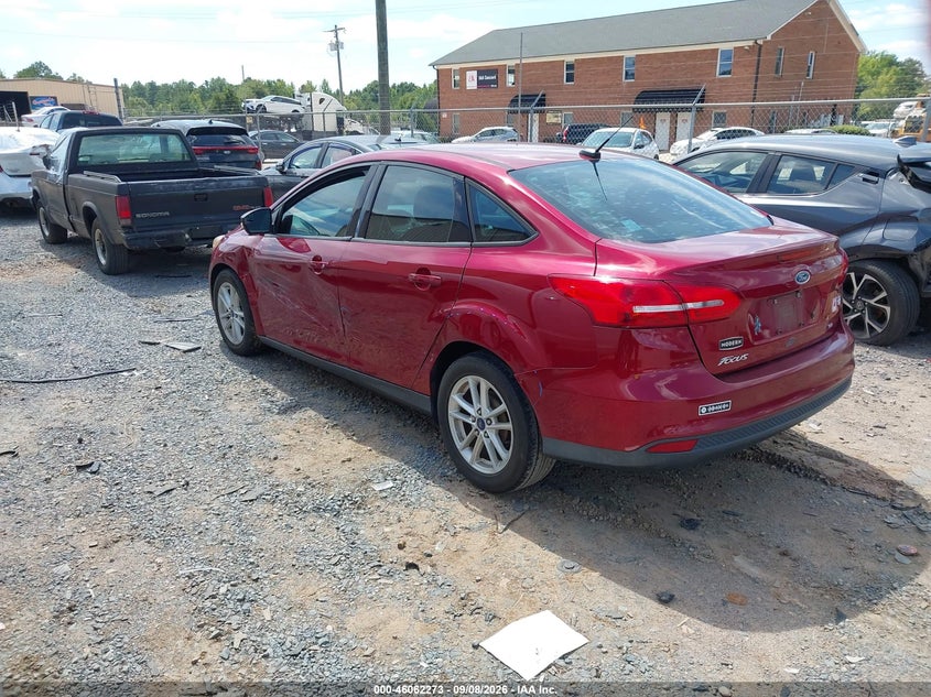 Vin: 1fadp3f22hl208307, lot: 46561800, ford focus se 20173