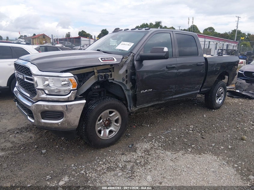 Vin: 3c6ur5cl4ng148219, lot: 46561810, ram 2500 tradesman  4x4 6'4 box 20222