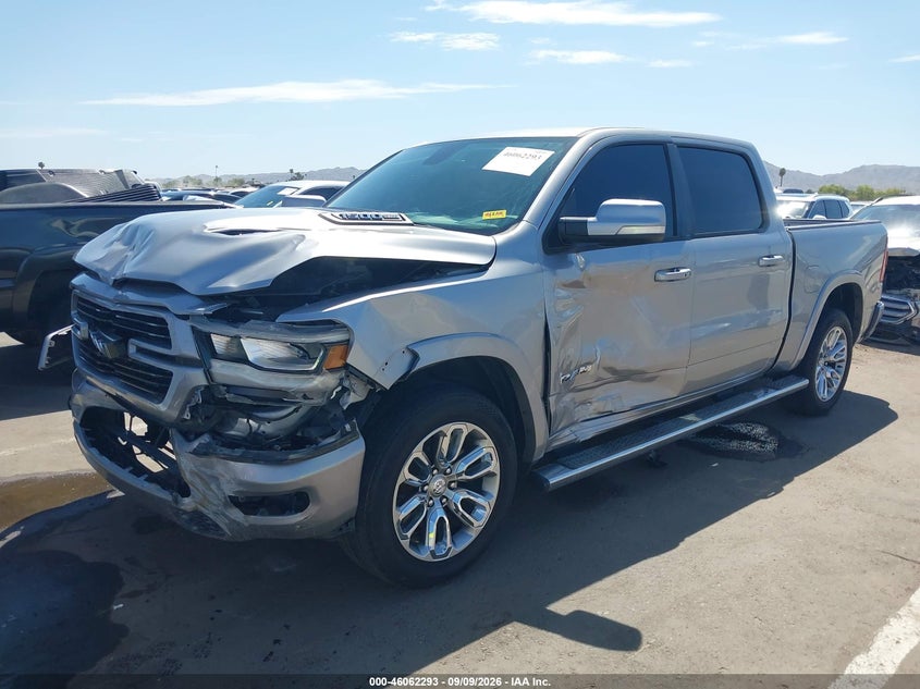 Vin: 1c6rrejt1ln129978, lot: 46561820, ram 1500 laramie  4x2 5'7 box 20202
