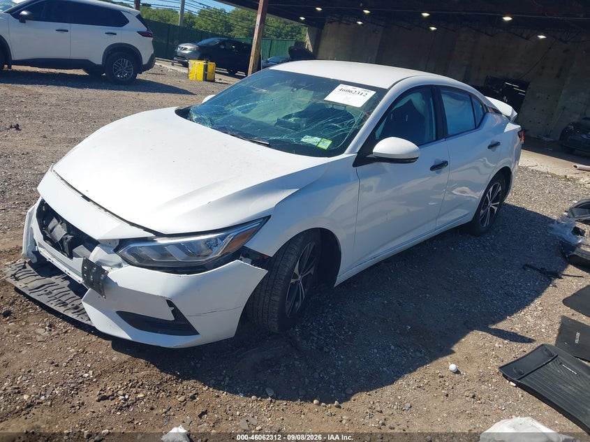 Vin: 3n1ab8cv8ly206281, lot: 46561839, nissan sentra sv xtronic cvt 20202