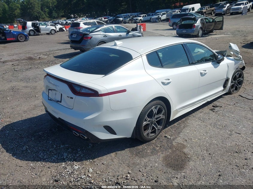 Vin: knae15la6l6083324, lot: 46561842, kia stinger gt-line 20204