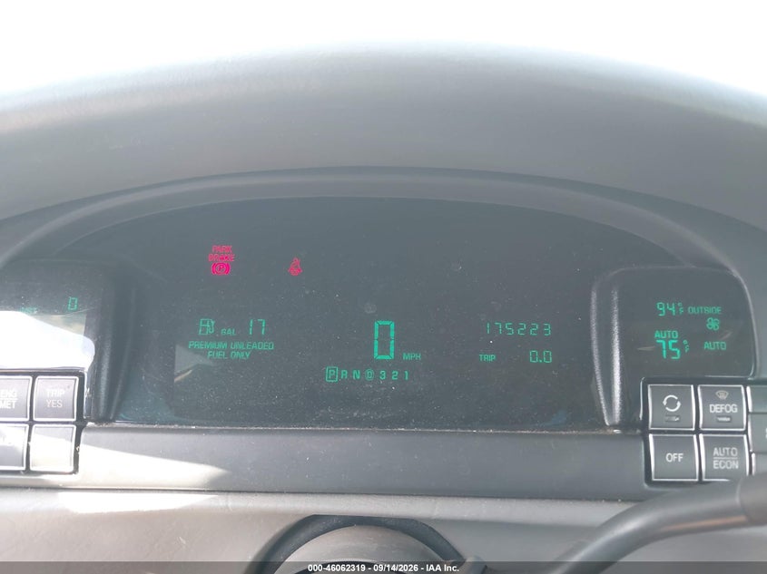 CADILLAC DEVILLE 1999 VIN 1G6KD54Y0XU736680