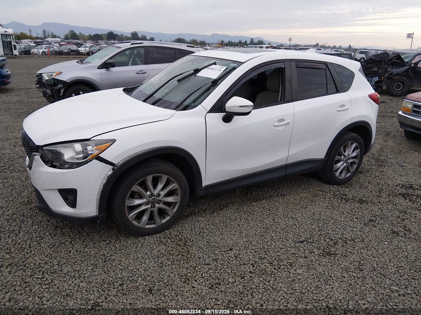 Vin: jm3ke4dy7f0517717, lot: 46561861, mazda cx-5 grand touring 20152
