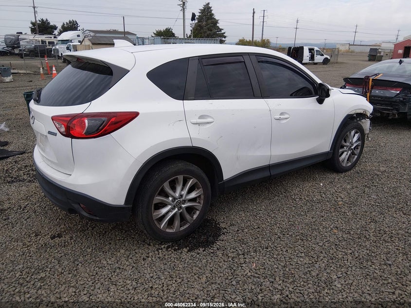 Vin: jm3ke4dy7f0517717, lot: 46561861, mazda cx-5 grand touring 20154