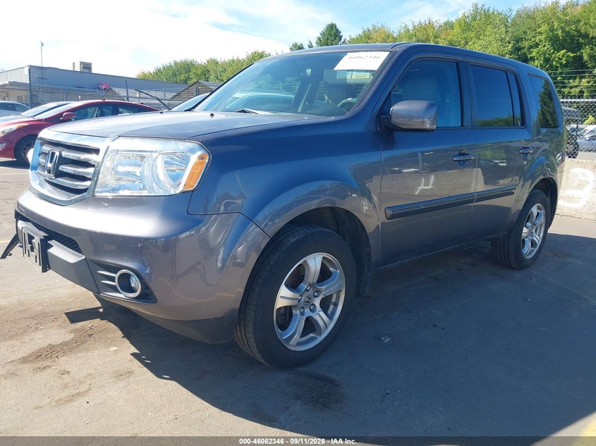 Vin: 5fnyf4h57eb006122, lot: 46561873, honda pilot ex-l 20142