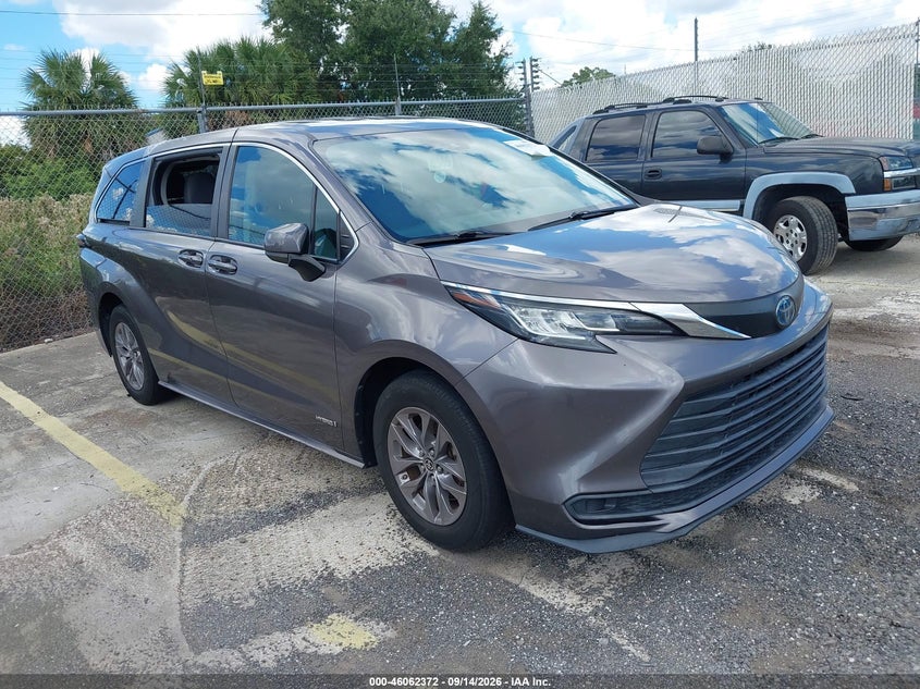 Vin: 5tdkrkec6ms044293, lot: 46561898, toyota sienna le 2021 img_1