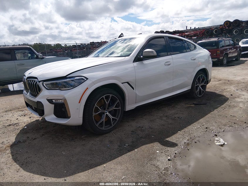 Vin: 5uxcy8c06m9h31292, lot: 46561922, bmw x6 m50i 20212