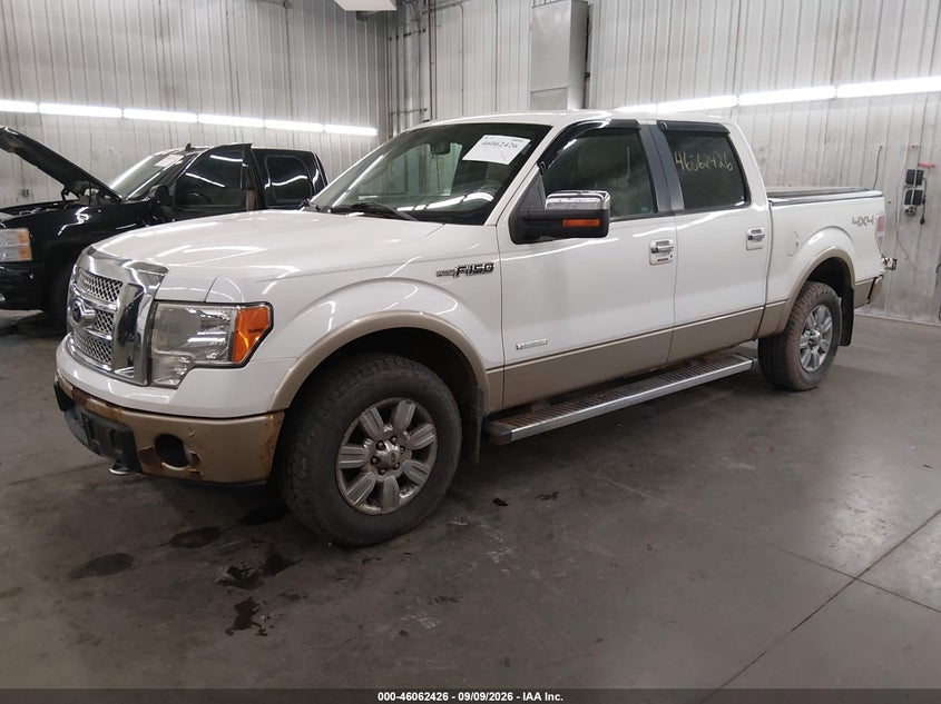 Vin: 1ftfw1et1cfb22112, lot: 46561953, ford f-150 lariat 20122
