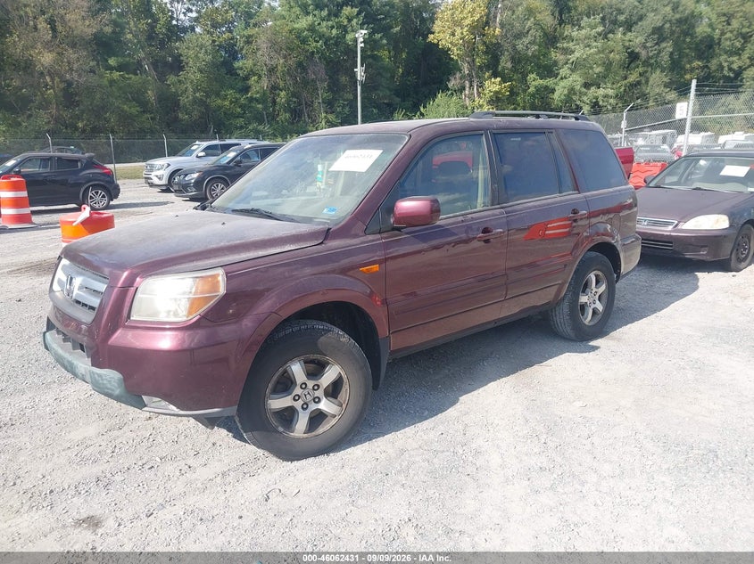 HONDA PILOT 2007 VIN 2HKYF18547H511991