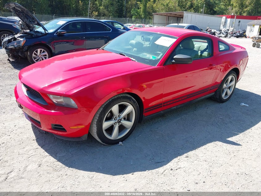 Vin: 1zvbp8an1a5106763, lot: 46561959, ford mustang v6/v6 premium 20102
