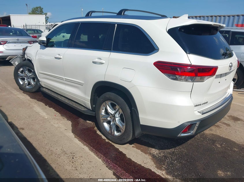Vin: 5tdyzrfh9js239278, lot: 46561971, toyota highlander limited 20183