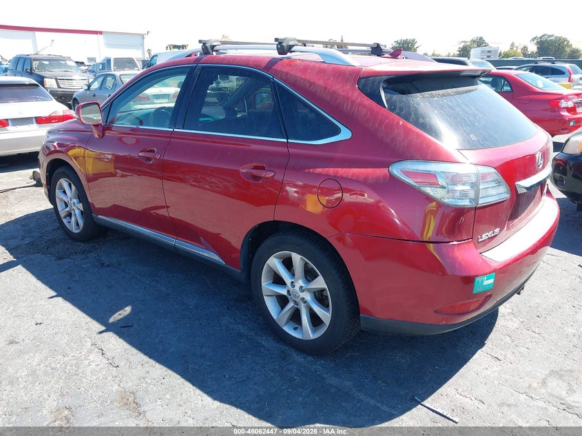 2010 LEXUS RX 350 auction photo 3