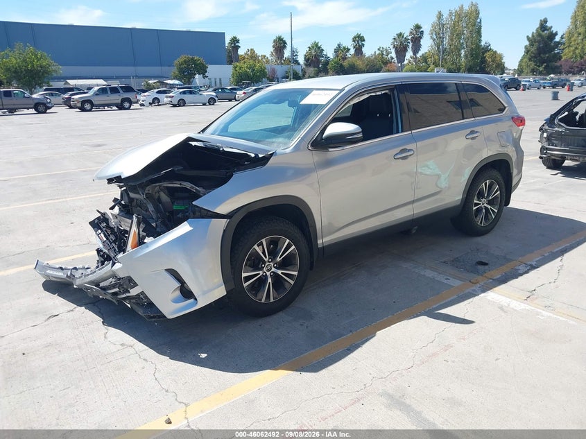 Vin: 5tdbzrfh1ks932093, lot: 46562019, toyota highlander le plus 20192