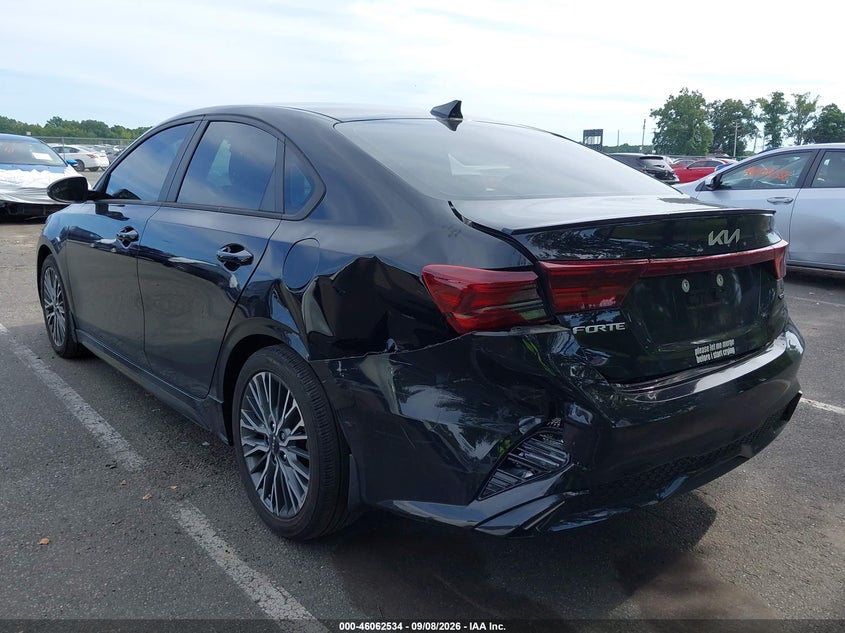 Vin: 3kpf54ad9pe653917, lot: 46562061, kia forte gt-line 20233