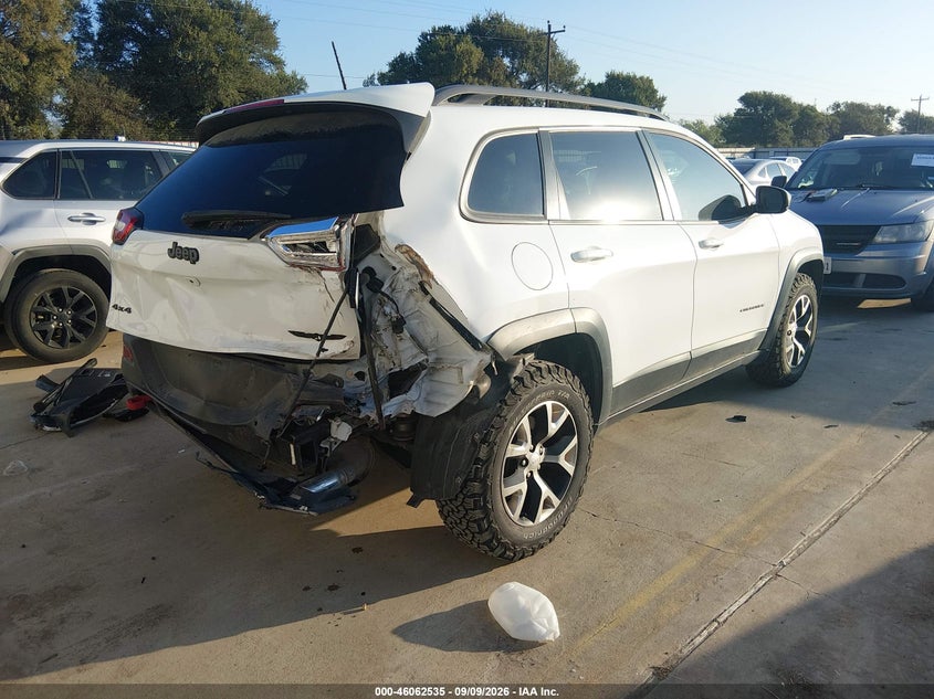 Vin: 1c4pjmbx9jd532211, lot: 46562062, jeep cherokee trailhawk 4x4 20184