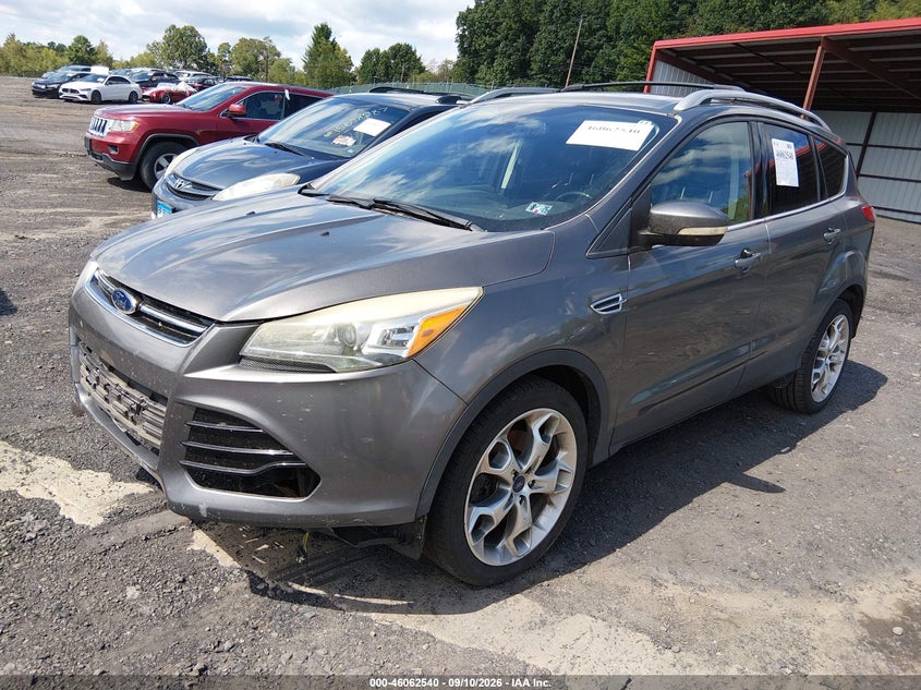 Vin: 1fmcu0j9xdud63172, lot: 46562067, ford escape titanium 20132
