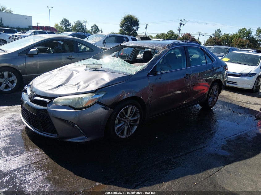 Vin: 4t1bf1fk4fu029598, lot: 46562105, toyota camry se 20152