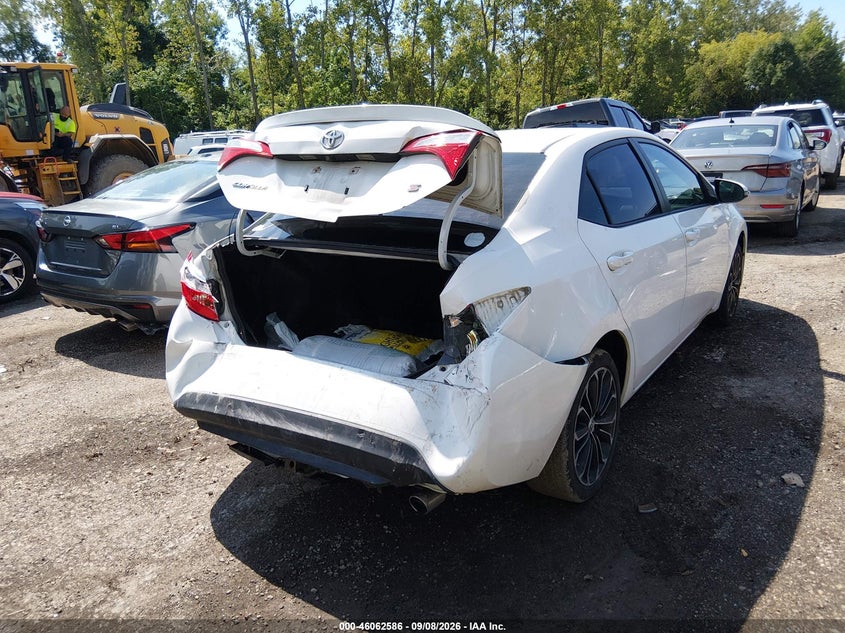 Vin: 5yfburhe7gp431856, lot: 46562113, toyota corolla s plus 20164