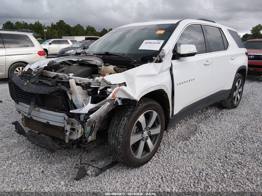 Vin: 1gnerhkw0jj235027, lot: 46562137, chevrolet traverse 3lt 20182