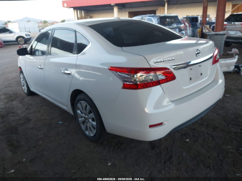 Vin: 3n1ab7apxfl655199, lot: 46562153, nissan sentra sv 20153