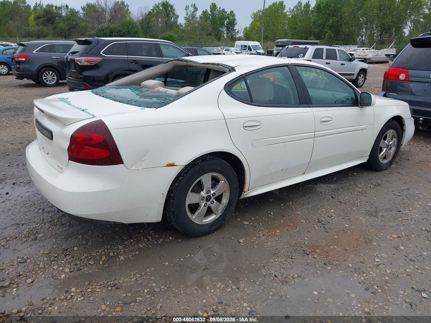 PONTIAC GRAND PRIX 2005 VIN 2G2WP522X51164535
