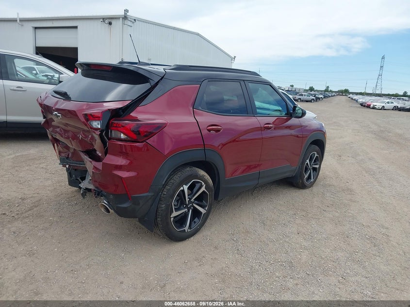 Vin: kl79musl3pb035931, lot: 46562185, chevrolet trailblazer awd rs 20234