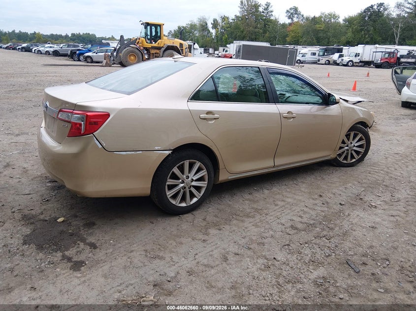 Vin: 4t1bk1fk7cu510243, lot: 46562187, toyota camry xle v6 20124