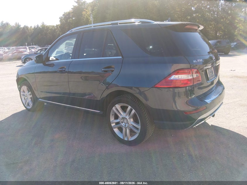 Vin: 4jgda5hb1ea367357, lot: 46562208, mercedes-benz ml 350 4matic 20143