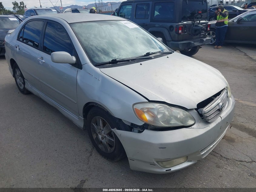 2004 Toyota Corolla S, Front, IAAI, VIN 1NXBR32E84Z210798