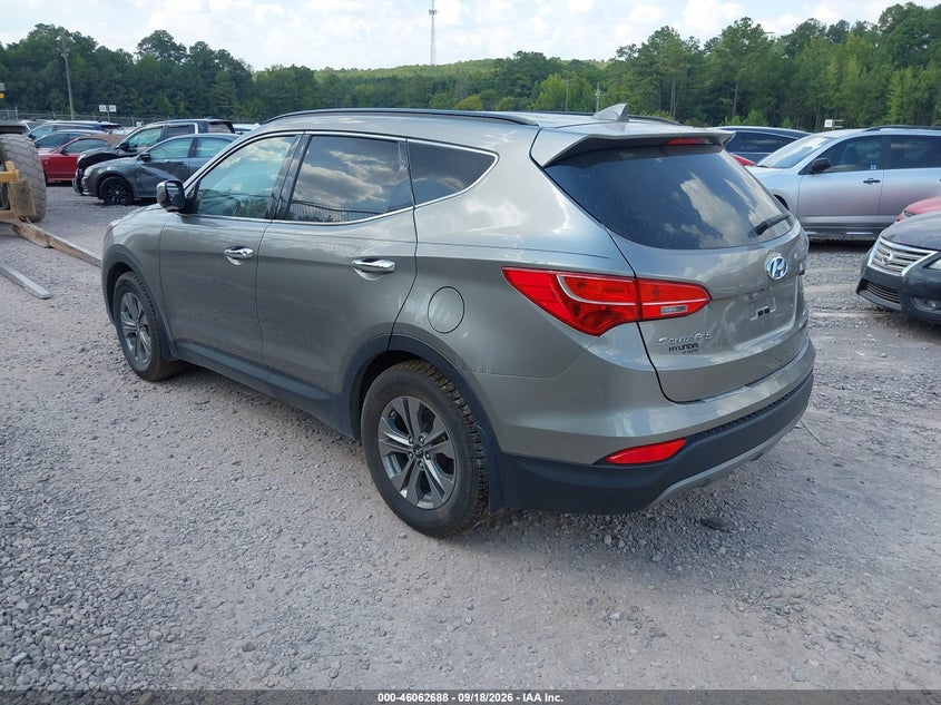Vin: 5xyzu3lbxgg331649, lot: 46562215, hyundai santa fe sport 2.4l 20163
