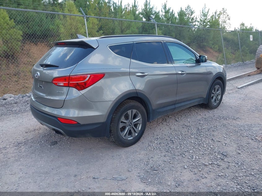 Vin: 5xyzu3lbxgg331649, lot: 46562215, hyundai santa fe sport 2.4l 20164