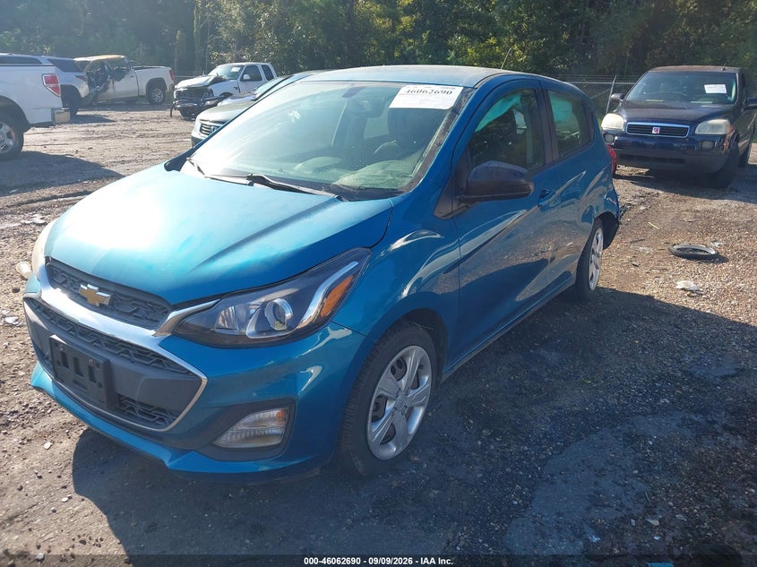 Vin: kl8cb6sa3kc705160, lot: 46562216, chevrolet spark ls cvt 20192