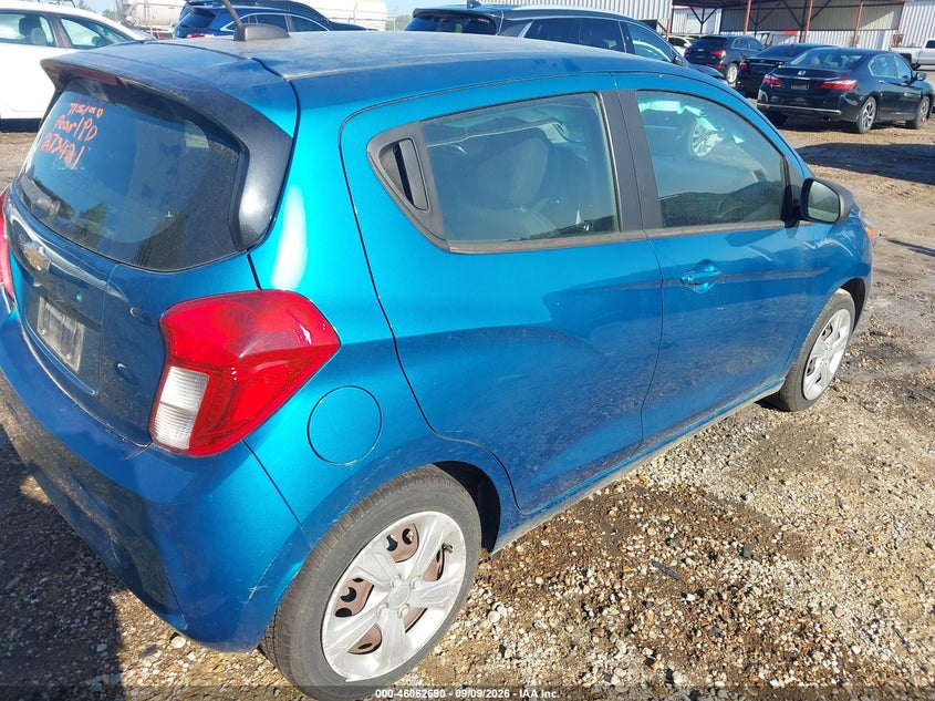 Vin: kl8cb6sa3kc705160, lot: 46562216, chevrolet spark ls cvt 20194