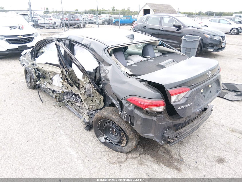 Vin: 5yfb4mde8rp206678, lot: 46562220, toyota corolla le 20243