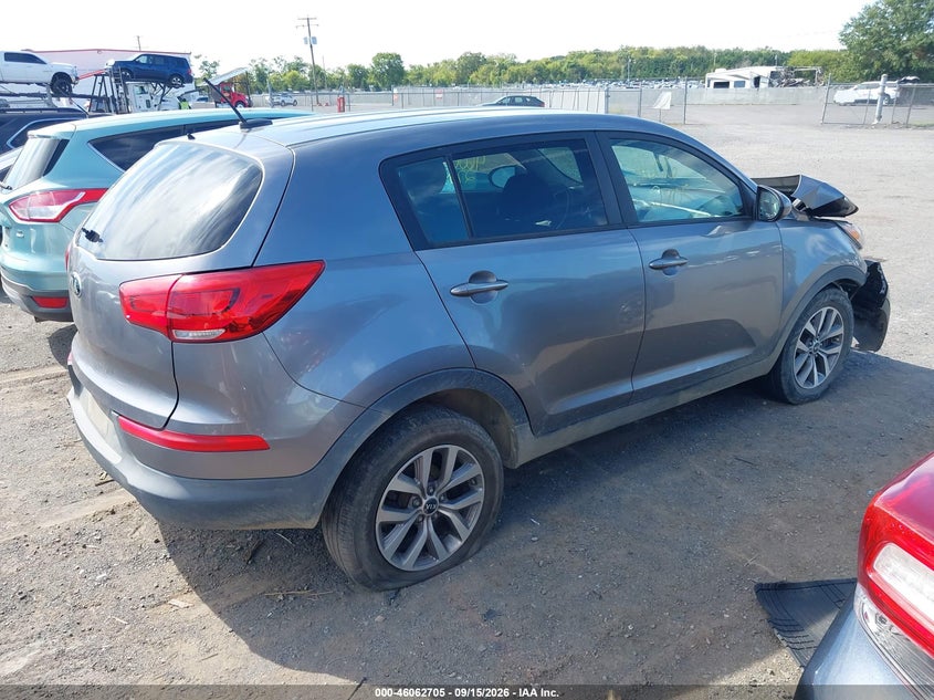 Vin: kndpb3ac1g7823735, lot: 46562232, kia sportage lx 20164