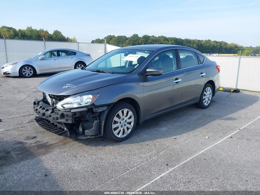 Vin: 3n1ab7ap5hy228292, lot: 46562255, nissan sentra s 20172
