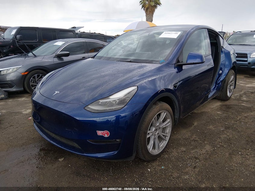Vin: 7saygdee8pf949076, lot: 46562275, tesla model y awd/long range dual motor all-wheel drive 20232