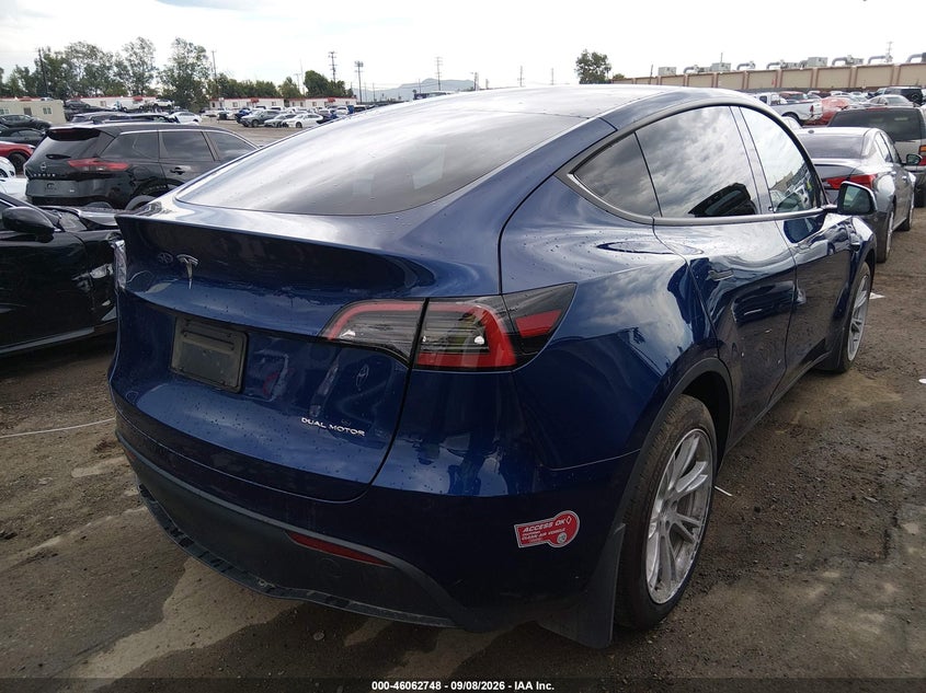 Vin: 7saygdee8pf949076, lot: 46562275, tesla model y awd/long range dual motor all-wheel drive 20234