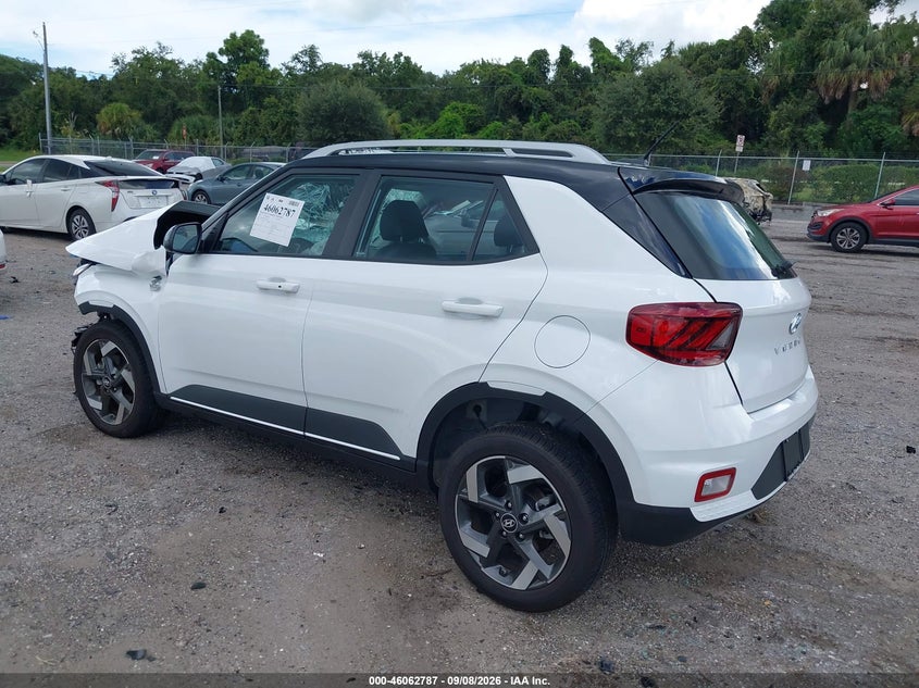 Vin: kmhrc8a36su415644, lot: 46562314, hyundai venue limited 20253