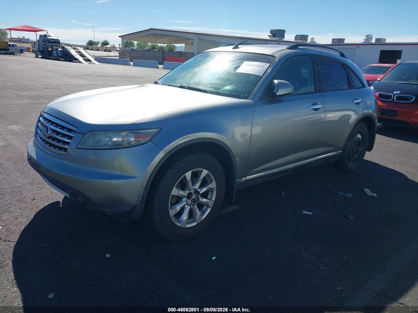 INFINITI FX35 2006 VIN JNRAS08W46X201617