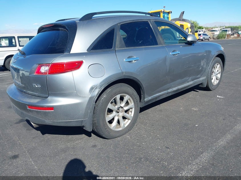 INFINITI FX35 2006 VIN JNRAS08W46X201617