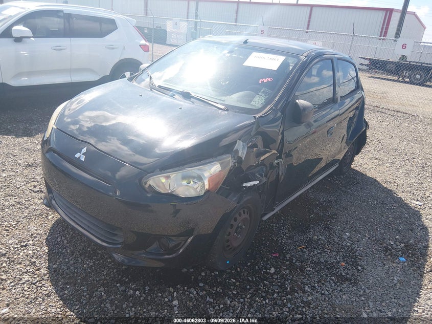 Vin: ml32a3hj7eh009214, lot: 46562330, mitsubishi mirage de 20142