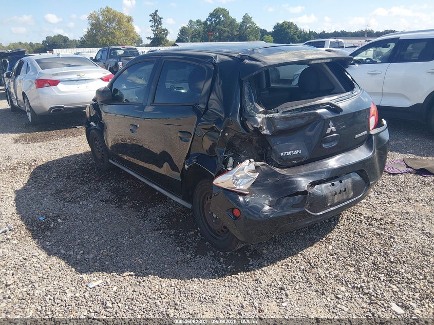 Vin: ml32a3hj7eh009214, lot: 46562330, mitsubishi mirage de 20143