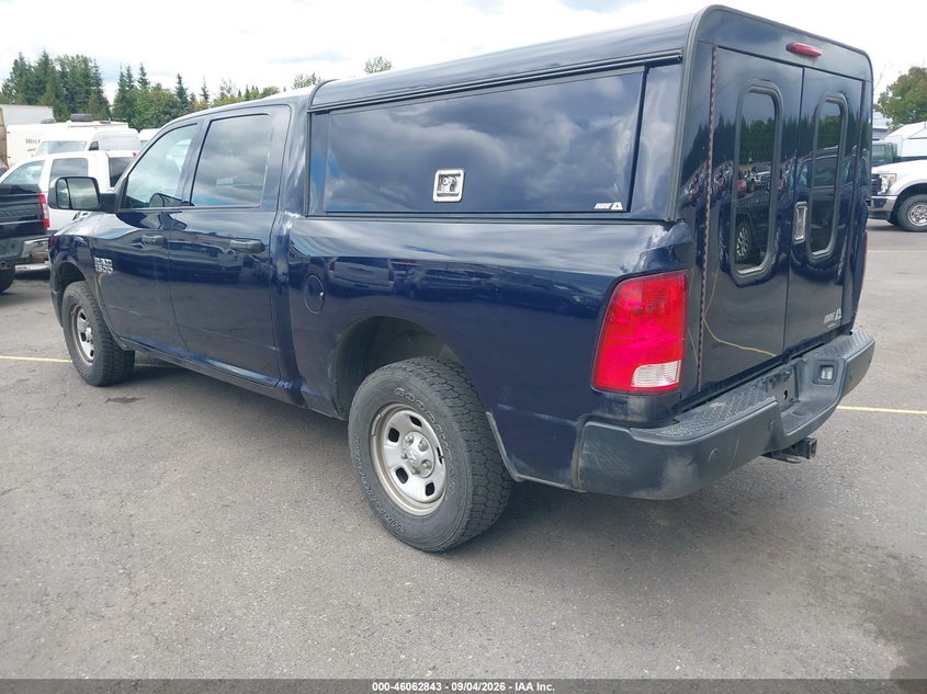 Vin: 1c6rr7kg2hs837369, lot: 46562370, ram 1500 tradesman  4x4 5'7 box 20173