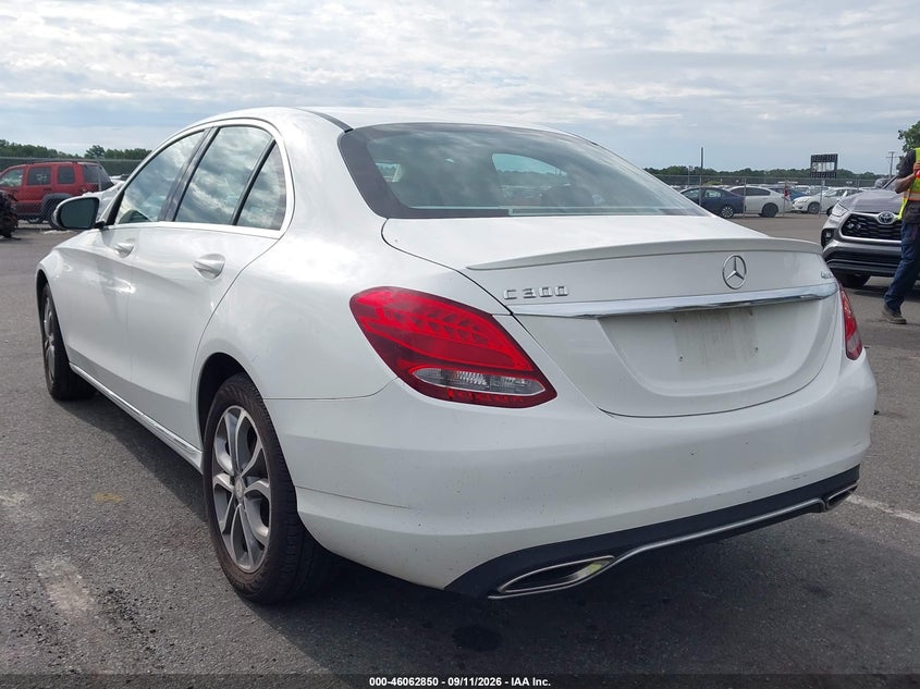 Vin: 55swf4kb6gu173000, lot: 46562377, mercedes-benz c 300 4matic 20163