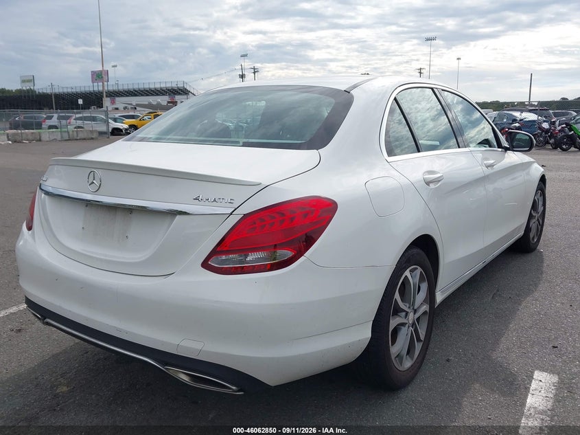Vin: 55swf4kb6gu173000, lot: 46562377, mercedes-benz c 300 4matic 20164