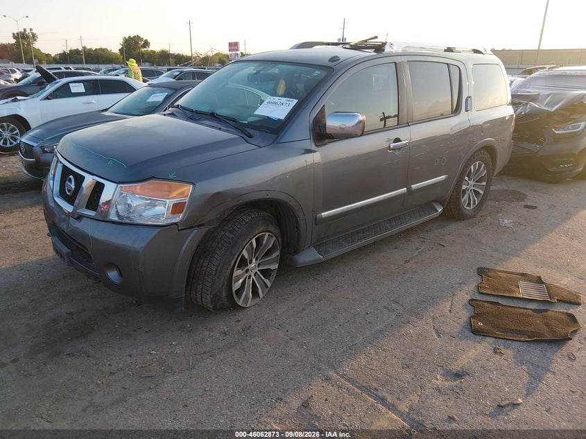 Vin: 5n1ba0nd4fn600948, lot: 46562400, nissan armada sl 20152