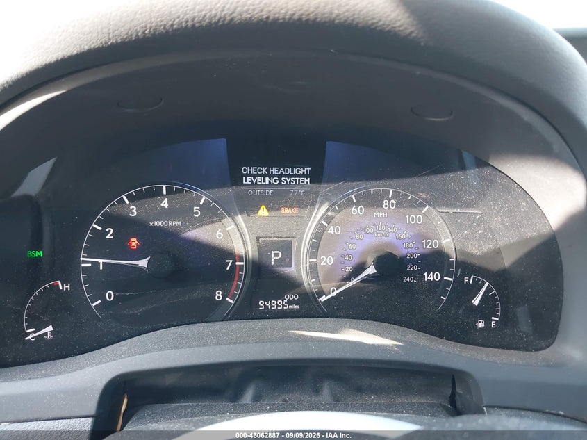 LEXUS RX 350 2013 VIN 2T2BK1BA8DC179698