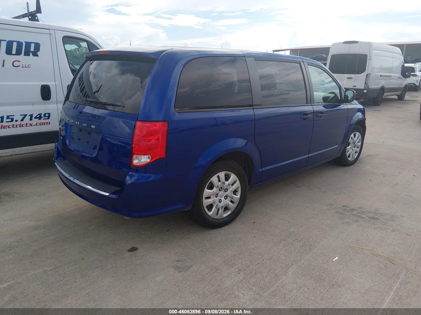 Vin: 2c4rdgbg3lr196931, lot: 46562423, dodge grand caravan se 20204
