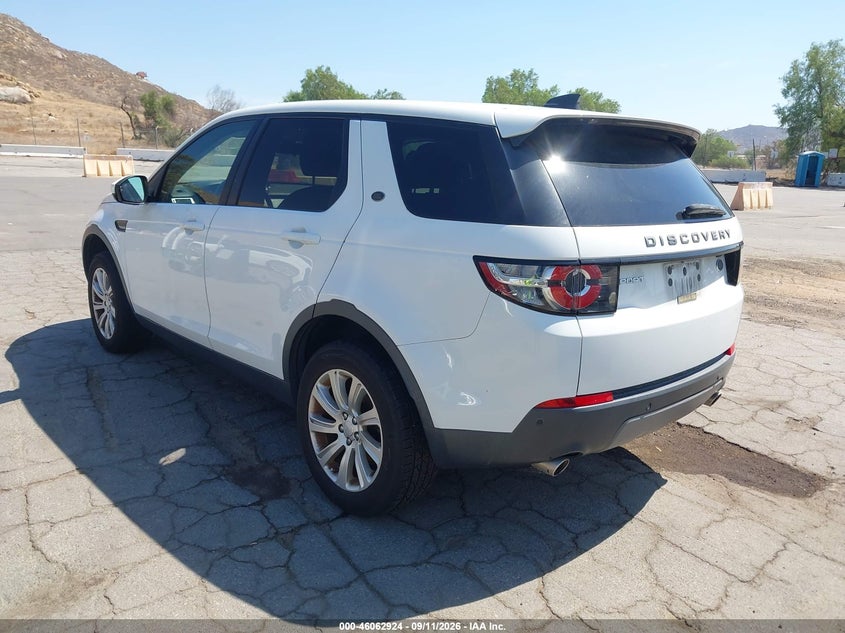 Vin: salcp2bg7hh705480, lot: 46562451, land rover discovery sport se 20173